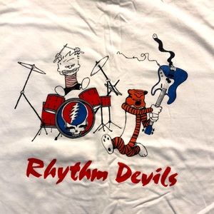 Rhythm Devils Style of Calvin and Hobbes T-Shirt